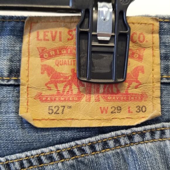 Levi's 527 Blue Jeans 2019 Waterless Blue Jeans Mens Size 29 x 30 - Picture 5 of 16